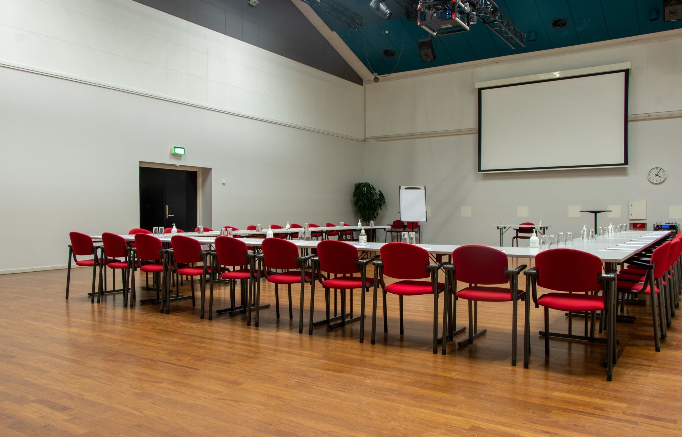 Sal A2, møder og konferencer, hestesko