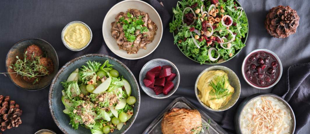 Vegansk Eller Vegetarisk Julebord