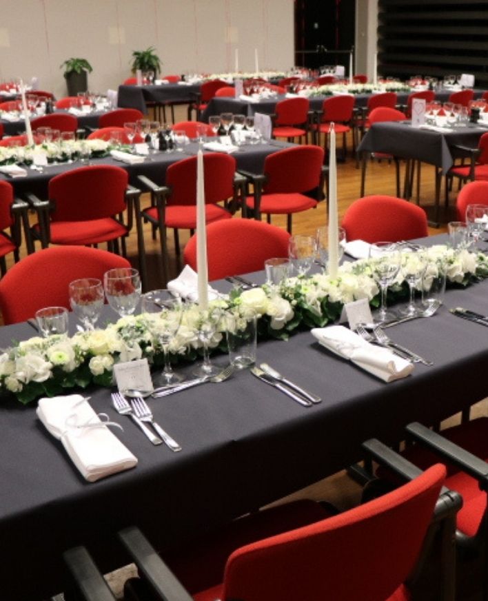 Topfaciliteter og service til festen