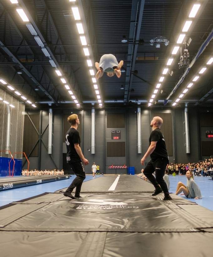 Gymnastikopvisning i hal D